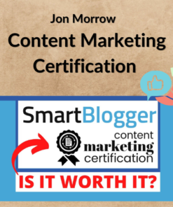 Jon Morrow – Content Marketing Certification