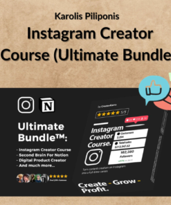 Karolis Piliponis – Instagram Creator Course (Ultimate Bundle)