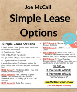Joe McCall – Simple Lease Options