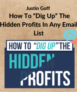 Justin Goff – How To “Dig Up” The Hidden Profits In Any Email List