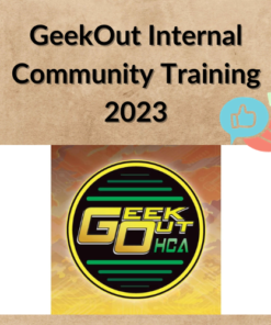 GeekOut Internal Community Training 2023