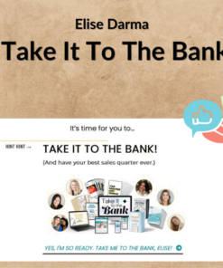 Elise Darma – Take It To The Bank