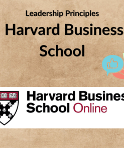 Leadership Principles – Harvard Business School