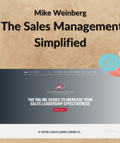 Mike Weinberg – The Sales Management Simplified
