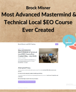 Brock Misner – Most Advanced Mastermind & Technical Local $EO Course Ever Created
