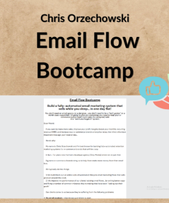 Chris Orzechowski – Email Flow Bootcamp