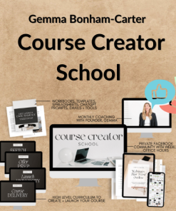 Gemma Bonham-Carter – Course Creator School