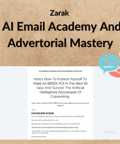 Zarak – AI Email Academy And Advertorial Mastery