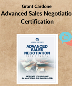 Grant Cardone – Advanced Sales Negotiation Certification