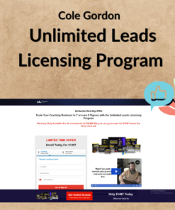 Cole Gordon - Unlimited Leads Licensing Program