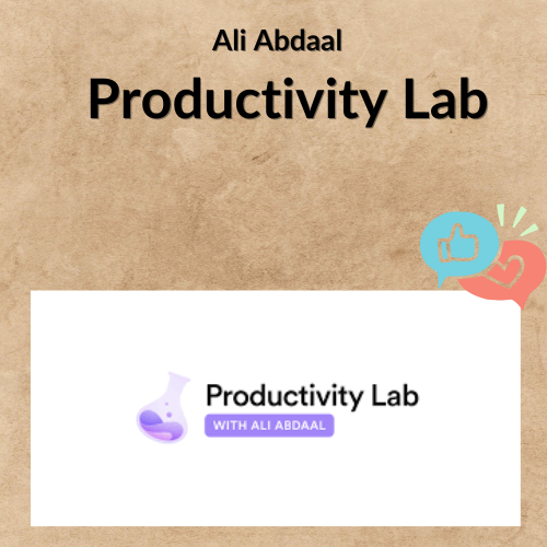Nội dung đoạn văn bản của bạn Ali Abdaal - Productivity Lab