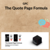 GPC - The Quote Page Formula