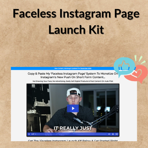 Nội dung đoạn văn bản của bạn (5) Faceless Instagram Page Launch Kit