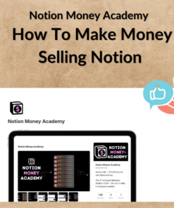 Notion Money Academy - How To Make Money Selling Notion