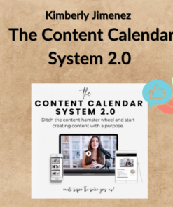 Kimberly Jimenez – The Content Calendar System 2.0