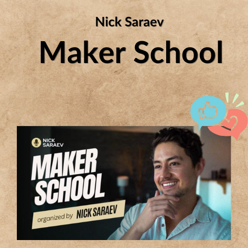 Nội dung đoạn văn bản của bạn (1) Nick Saraev - Maker School