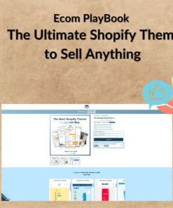 Ecom PlayBook - The Ultimate Shopify Theme to Sell Anything