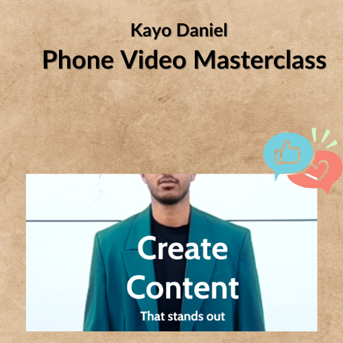 Nội dung đoạn văn bản của bạn (1) Kayo Daniel – Phone Video Masterclass