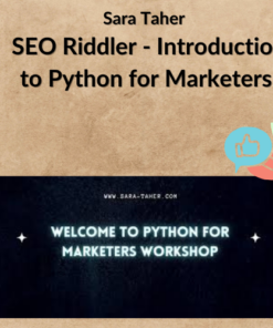 Sara Taher - SEO Riddler - Introduction to Python for Marketers