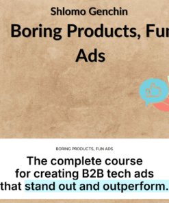 Shlomo Genchin – Boring Products, Fun Ads