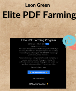 Leon Green - Elite PDF Farming