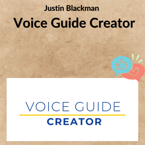 Justin Blackman – Voice Guide Creator Justin Blackman – Voice Guide Creator