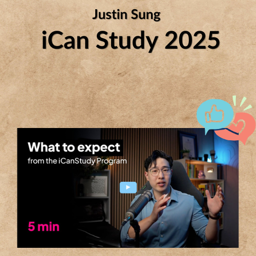 Justin Sung – iCan Study 2025 Justin Sung – iCan Study 2025