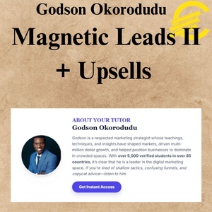 Godson Okorodudu - Magnetic Leads II + Upsells Godson Okorodudu - Magnetic Leads II + Upsells