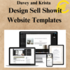 Davey and Krista - Design Sell Showit Website Templates