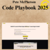 Pete McPherson - Code Playbook 2025