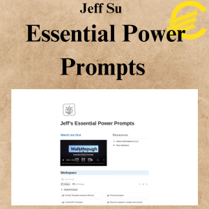 Jeff Su - Essential Power Prompts Jeff Su - Essential Power Prompts