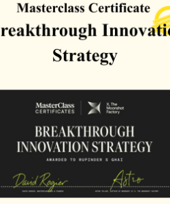 Masterclass Certificate - Breakthrough Innovation Strategy