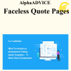 AlphaADVICE - Faceless Quote Pages