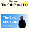 Matt Lucero - The Cold Email Lab