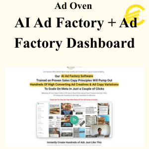 Ad Oven - AI Ad Factory (Claude Code Plugin) + Ad Factory Dashboard