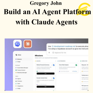 Gregory John - Build an AI Agent Platform with Claude Agents